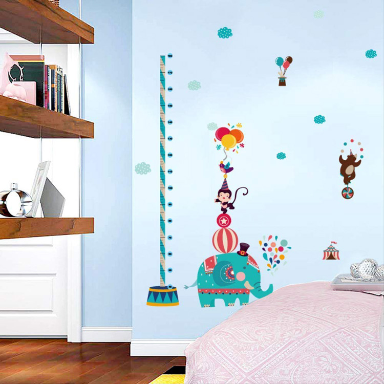 Вінілова наклейка цирк на стіну в дитячу кімнату