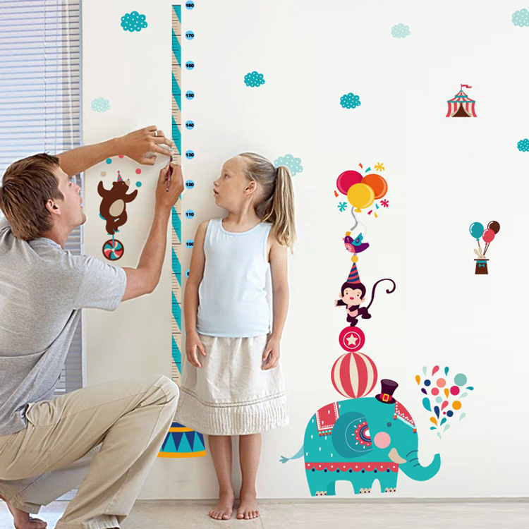 Вінілова наклейка цирк на стіну в дитячу кімнату