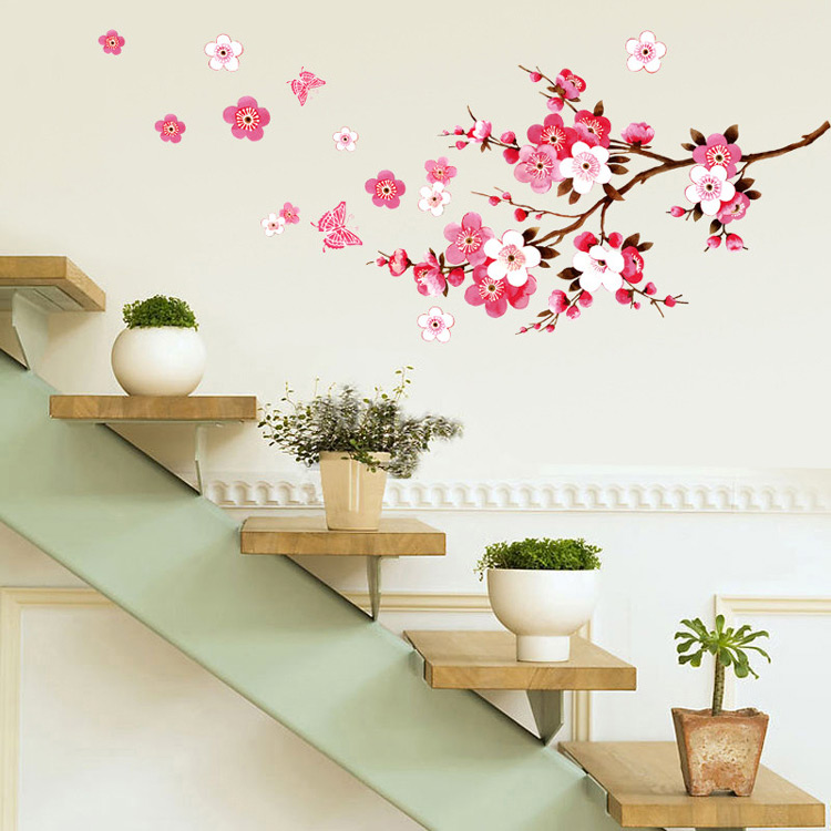 Вінілова наклейка гілки сакури на кухню
