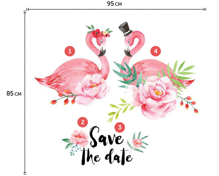 Вінілові наклейки для декору вітальні