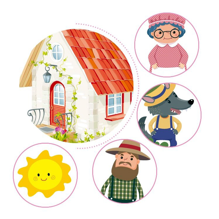 Вінілові наклейки для дітей із казки