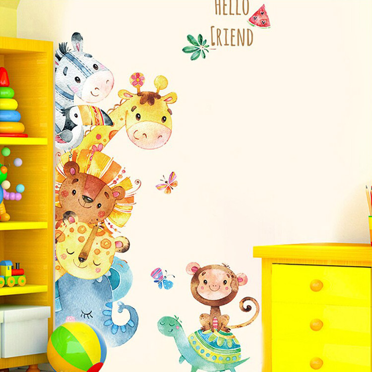 Вінілові наклейки на двері в дитячу кімнату