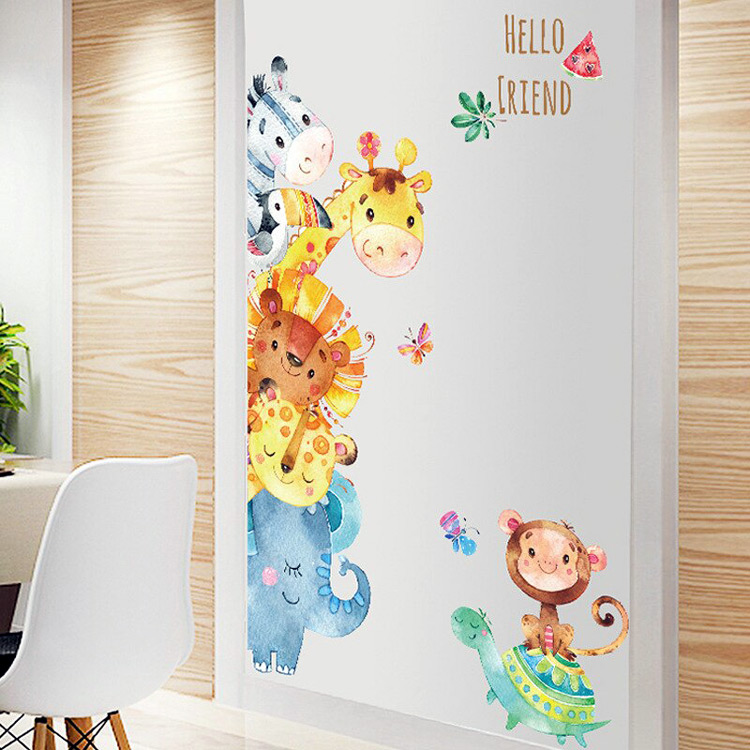 Вінілові наклейки на двері в дитячу кімнату