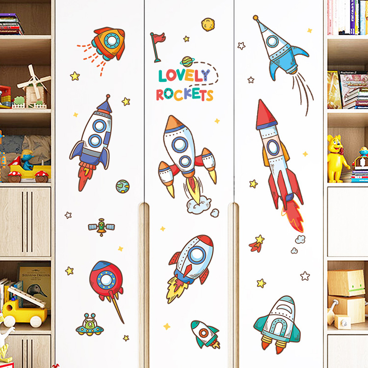 Вінілові наклейки на стіну для хлопчиків