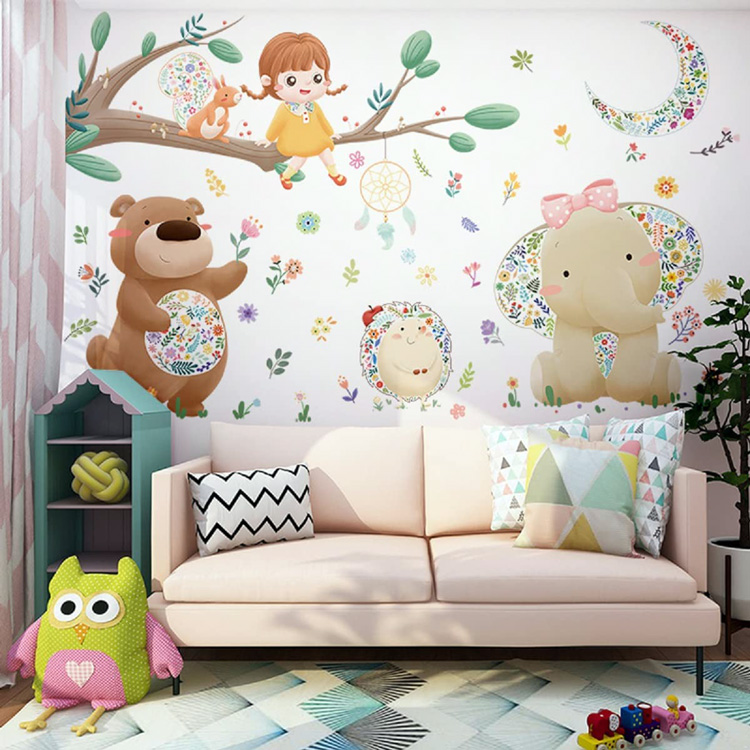 Виниловые наклейки на стены