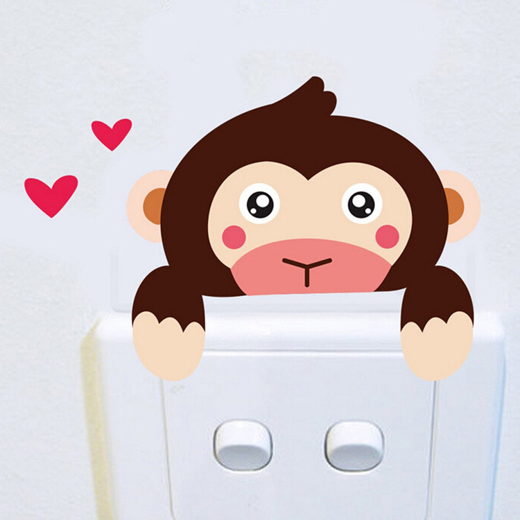 Вінілові наклейки на розетки в дитячу кімнату