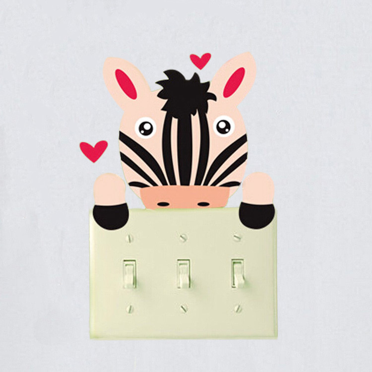Вінілові наклейки на розетки в дитячу кімнату
