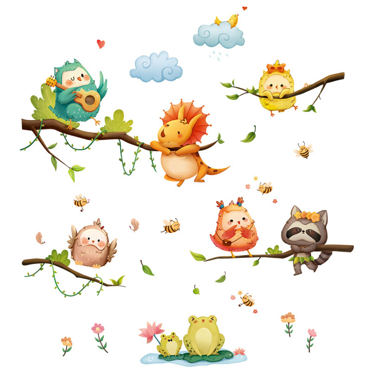 Вінілові наклейки з динозаврами