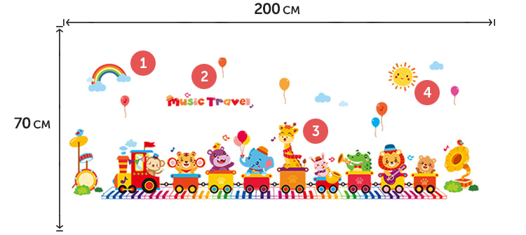 Виниловые наклейки в детский сад