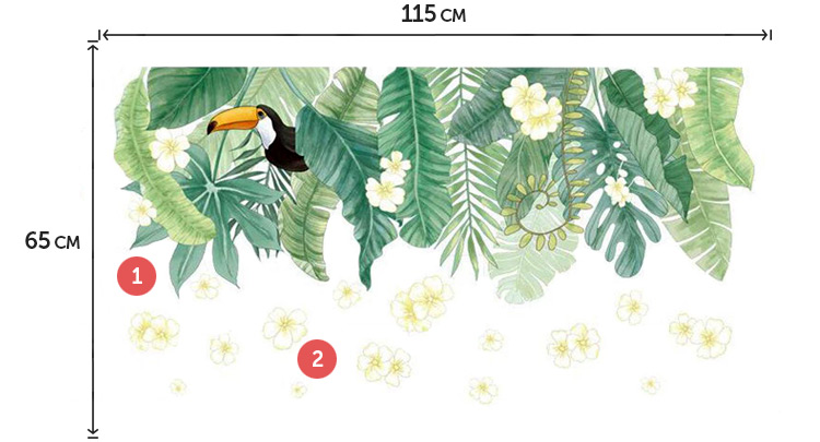 Вінілові наклейки в кімнату