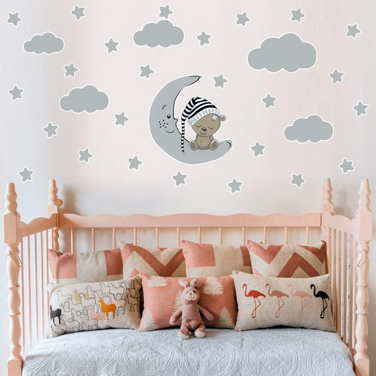 Вінілові наклейки в спальню для дітей