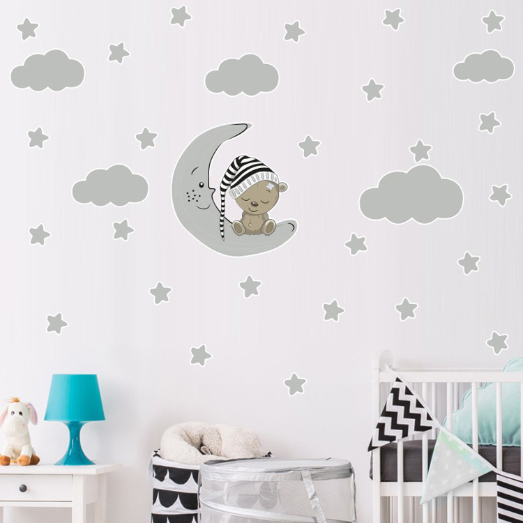 Вінілові наклейки в спальню для дітей