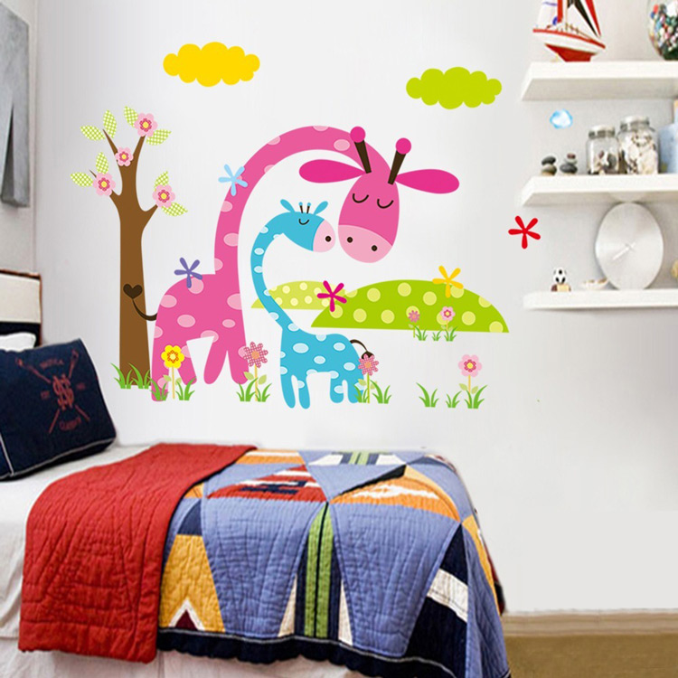 Вінілові наклейки жирафів для дітей