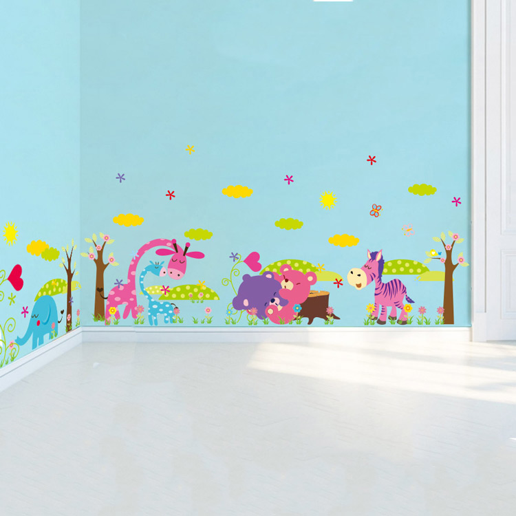 Вінілові наклейки жирафів для дітей