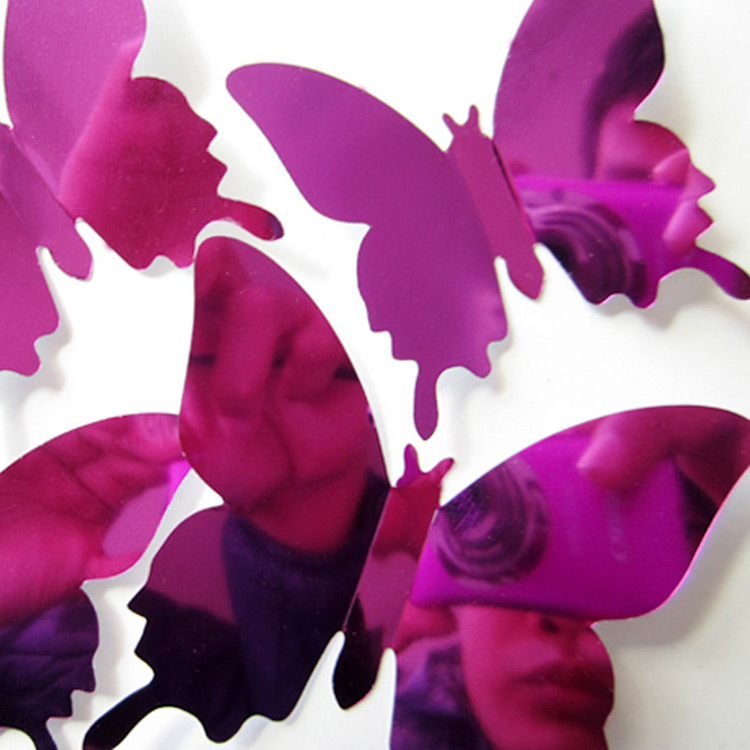 Декоративный скотч кружевной, Фиолетовый, Бабочки, 15 мм, 1 катушка (1 м) (DIF-026217)